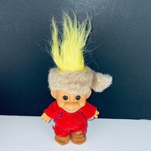Russ Troll Doll Daniel Boone Davy Crocket Woodsman Frontier Man Toy Figure